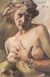 Magdalena met parels in haar haar